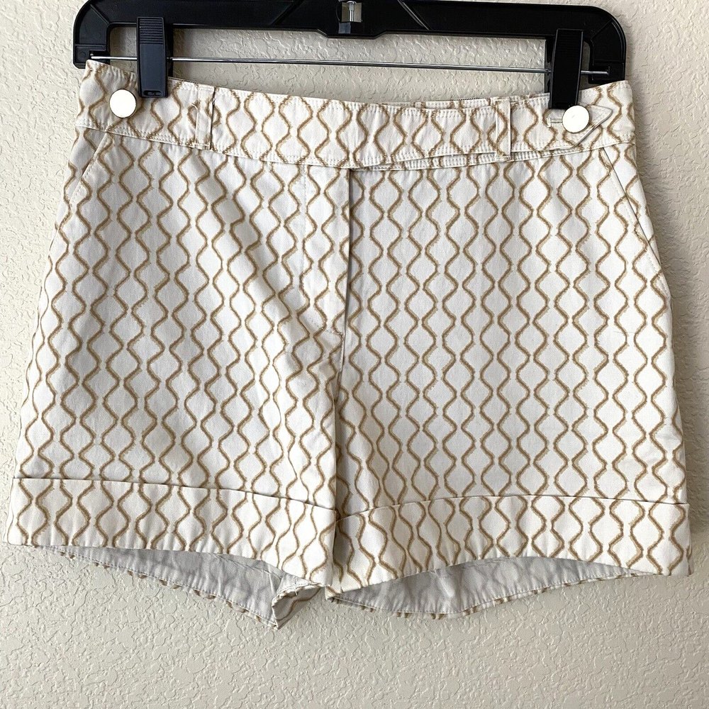 Anthropologie Meadow Rue Mid Rise Cuffed Womens Shorts gb684936382 Size 2
